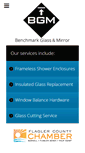 Mobile Screenshot of benchmarkglassandmirror.com